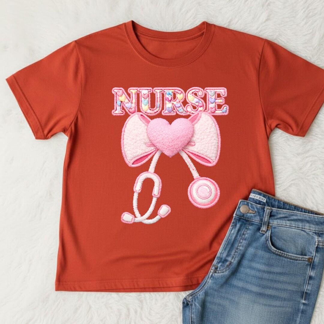 Pink Valentine Nurse Stethoscope Png |valentine Healthcare Png ...