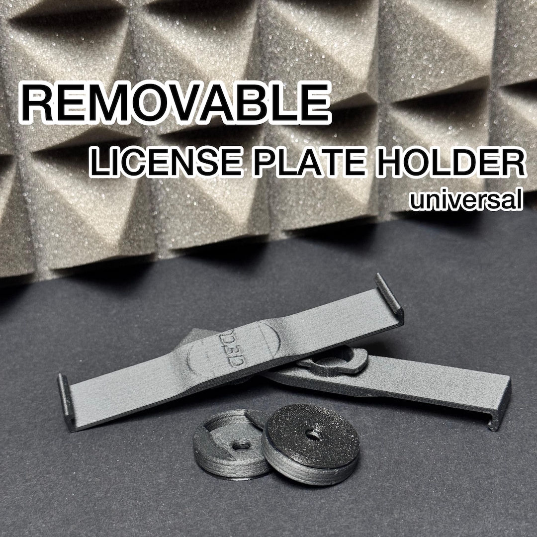 REMOVABLE LICENSE PLATE HOLDER - CAR - Etsy