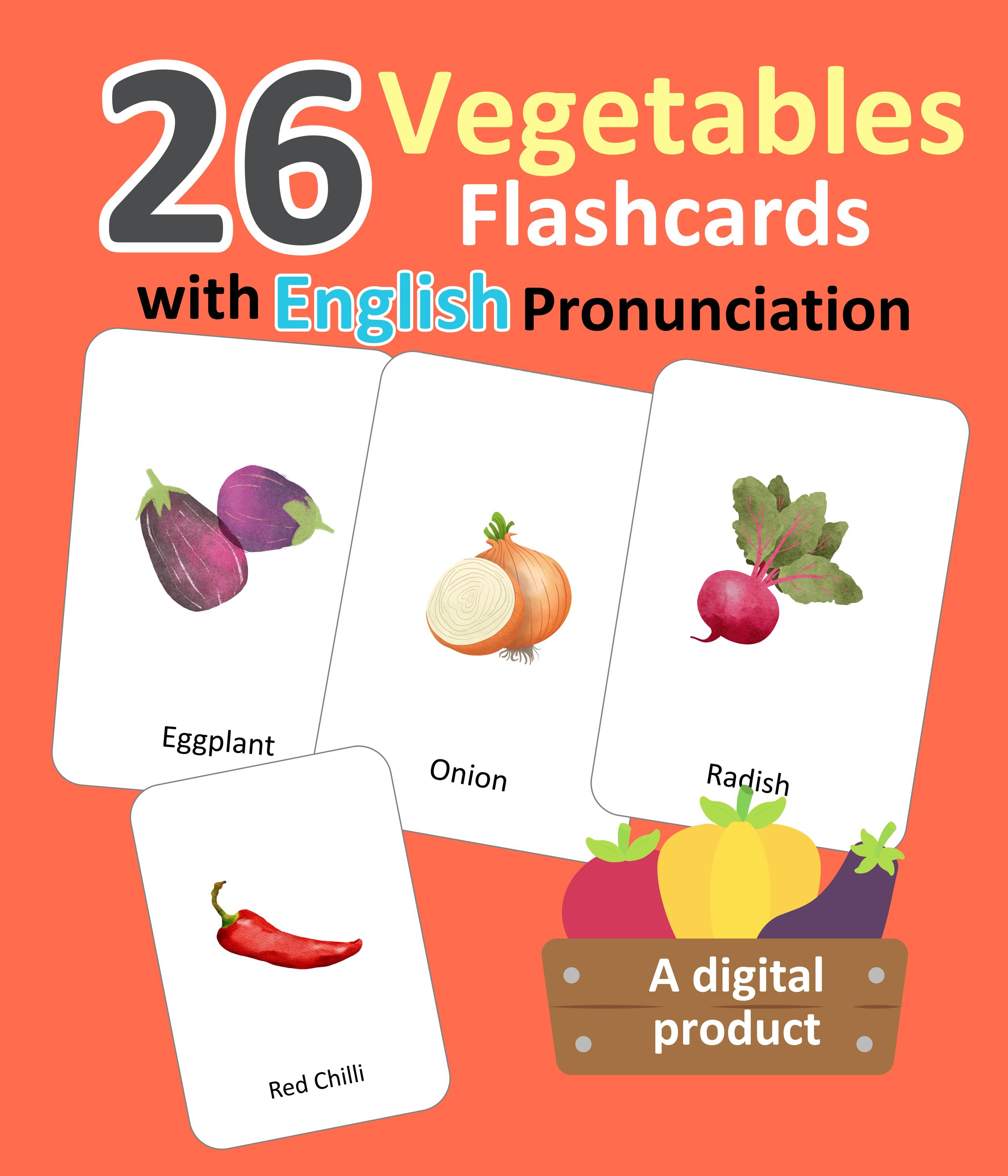 Vegetables Arabic and English for Kids | Made By Teachers, image size:2571x3000