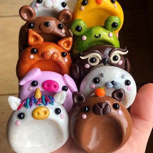 Clay Animal Worry Friends!
