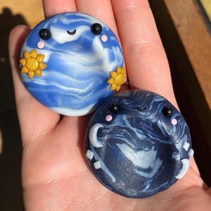 Clay Sun & Moon Worry Friends!