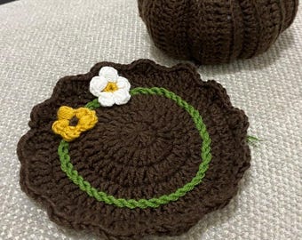 Crochet Coasters Pattern: Easy Tutorial (PDF Download)