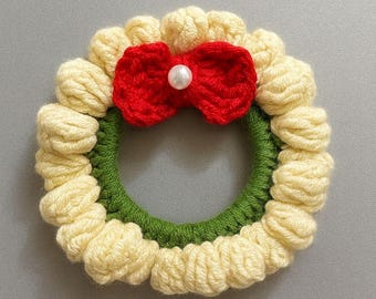 Crochet Wreath Ornament for Christmas (Digital PDF)