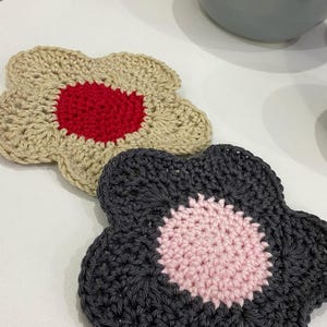 Flower Crochet Coasters Pattern: Easy US Terms (Digital PDF)