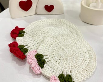 Crochet Flower Coasters Pattern: Easy Tutorial (Digital PDF)