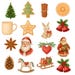 Rustic Christmas Clipart, Holiday PNG Bundle (digital Download) - Etsy
