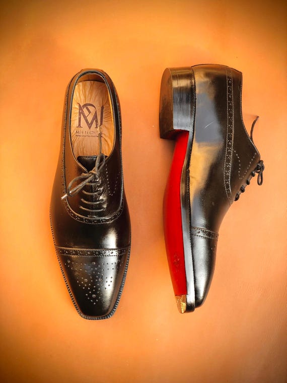 Handmade Red Bottom Black Oxford Shoes, Wedding Gift for Men, Men's Shoes - Etsy Handmade Red Bottom Black Oxford Shoes, Wedding Gift for Men, Men's Shoes - Etsy