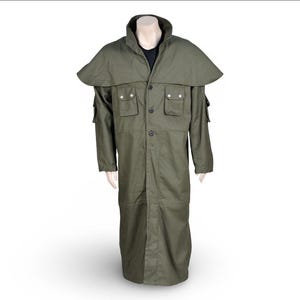 Custom Handmade Elite Riot Gear Fallout New Vegas NCR Ranger Cosplay Costume Canvas Duster