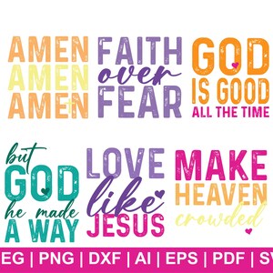 Christian Bundles Svg, Christian Svg, Bible Ver Se Svg, Religious Svg, Faith Svg, Sublimation Design, Cut Files, Cricut, Gift For  Her