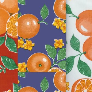 Oranges Oilcloth Yardage image 1
