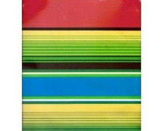 Serape Red Oilcloth Yardage