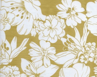 Victoria Gold Oilcloth, Full Bolt of 12 Yards