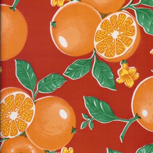 Oranges Oilcloth Yardage image 4