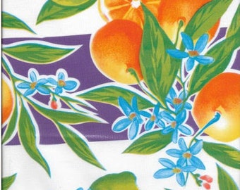 Seville on Purple Oilcloth, Yardage