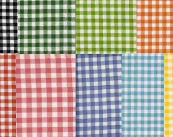 Gingham Check OilCloth, Yardage