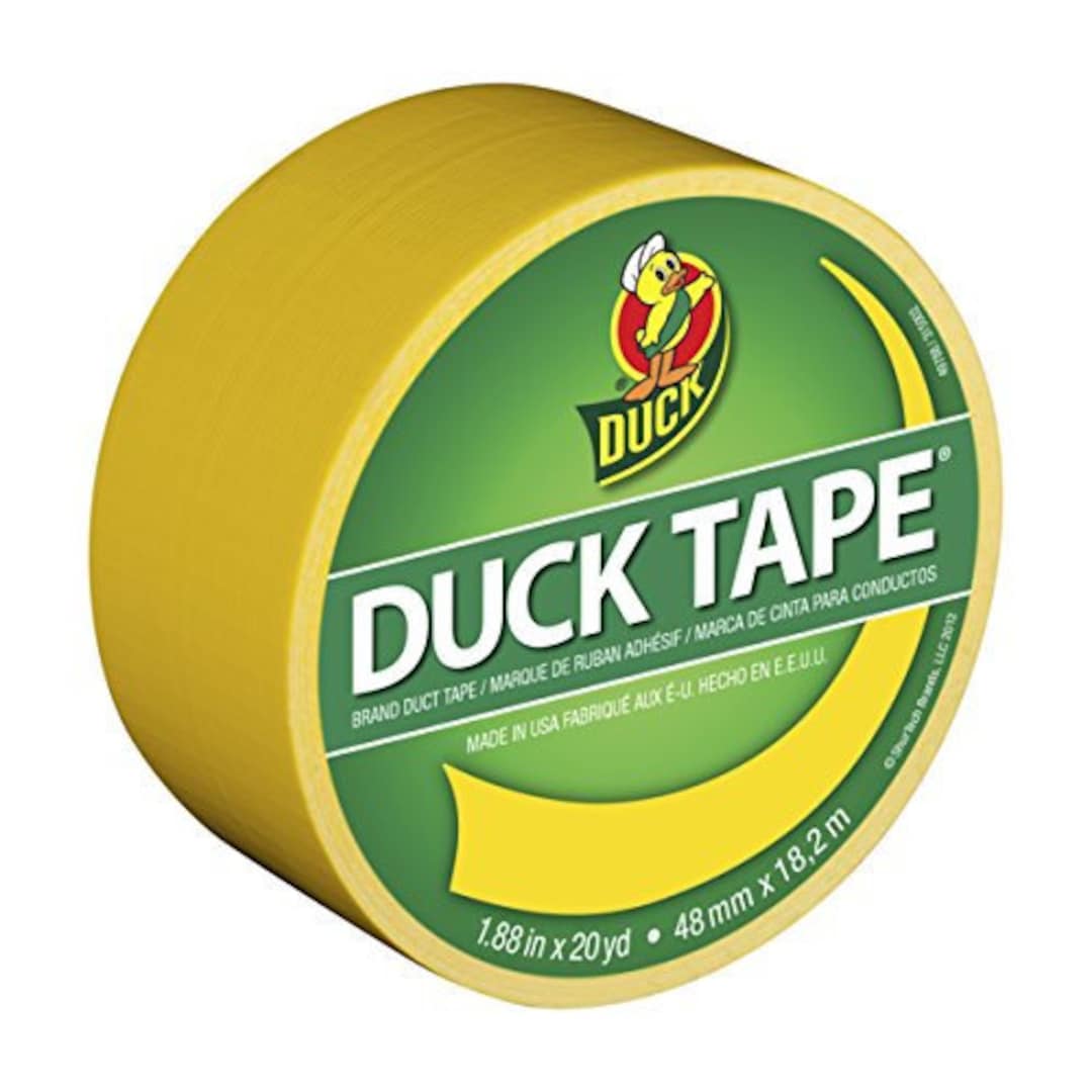 Duck Brand Yellow Duct Tape 20 Yards Etsy