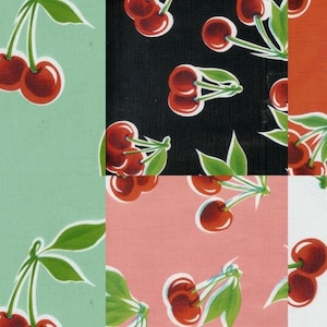 Stella Cherries Oilcloth Yardage