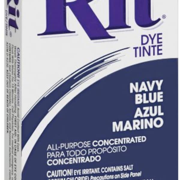 Rit All-Purpose Powder Dye, Navy Blue 1 Package