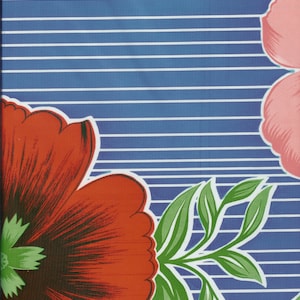 Mali Blue Oilcloth, Yardage