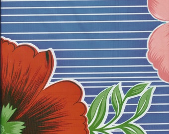 Mali Blue Oilcloth, Yardage
