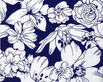 Victoria Navy Oilcloth, Full Bolt of 12 Yards