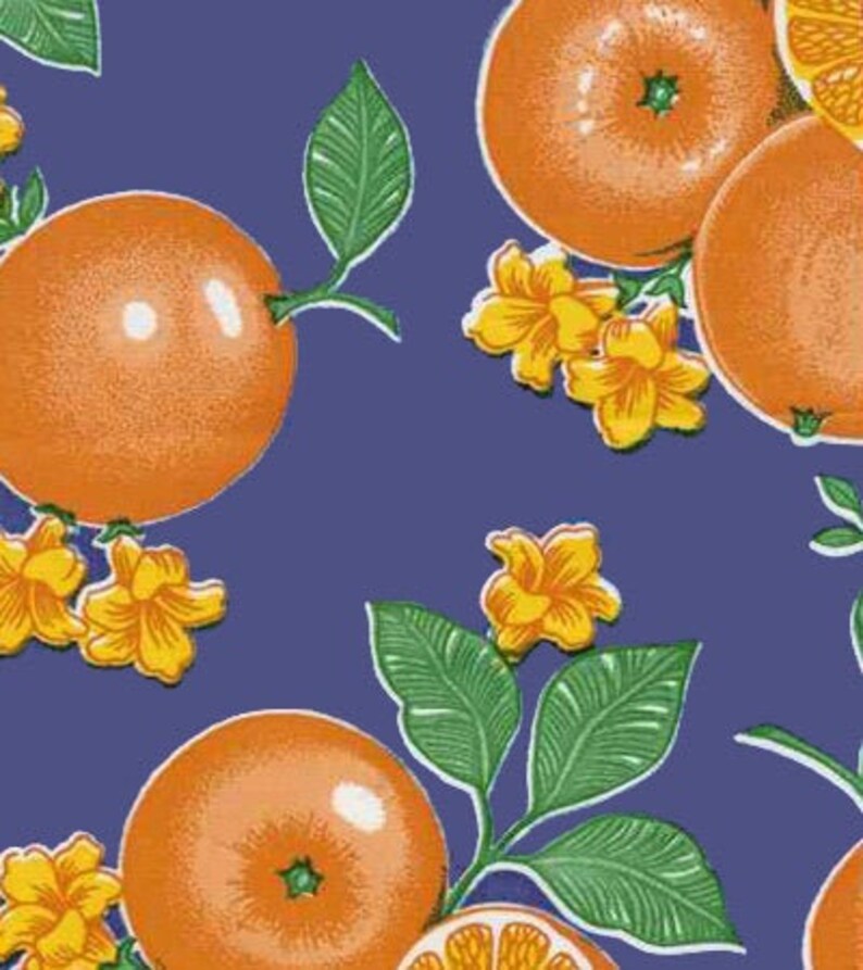 Oranges Oilcloth Yardage image 3