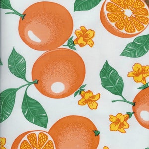 Oranges Oilcloth Yardage image 2