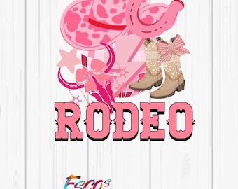Diseño de sublimación para el primer cumpleaños de rodeo de niña (impresión digital)