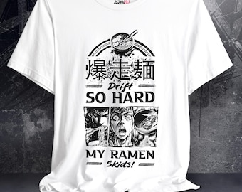 Ramen Drift Shirt: Funny Japanese Food Streetwear, Manga JDM Car Tee with Humor