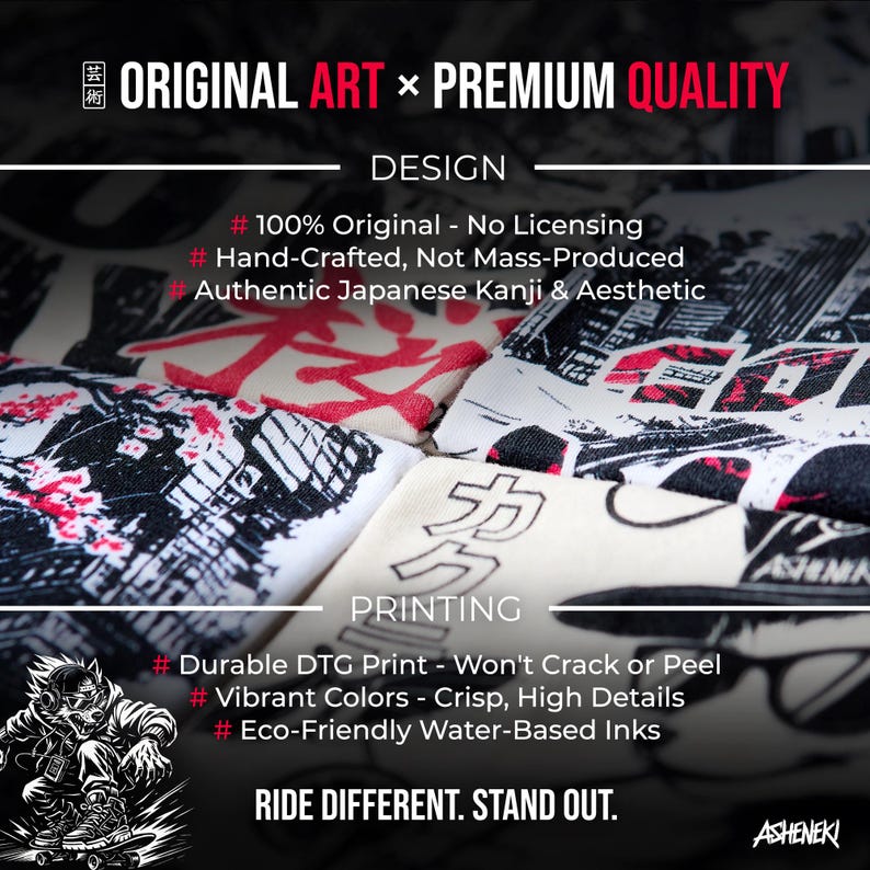 Anime Drift Shirt for Women - Red Lipstick Manga Tee Gift for Her - Japanese Streetwear Graphic Kiss My Drift Shirt for JDM Lover image 6