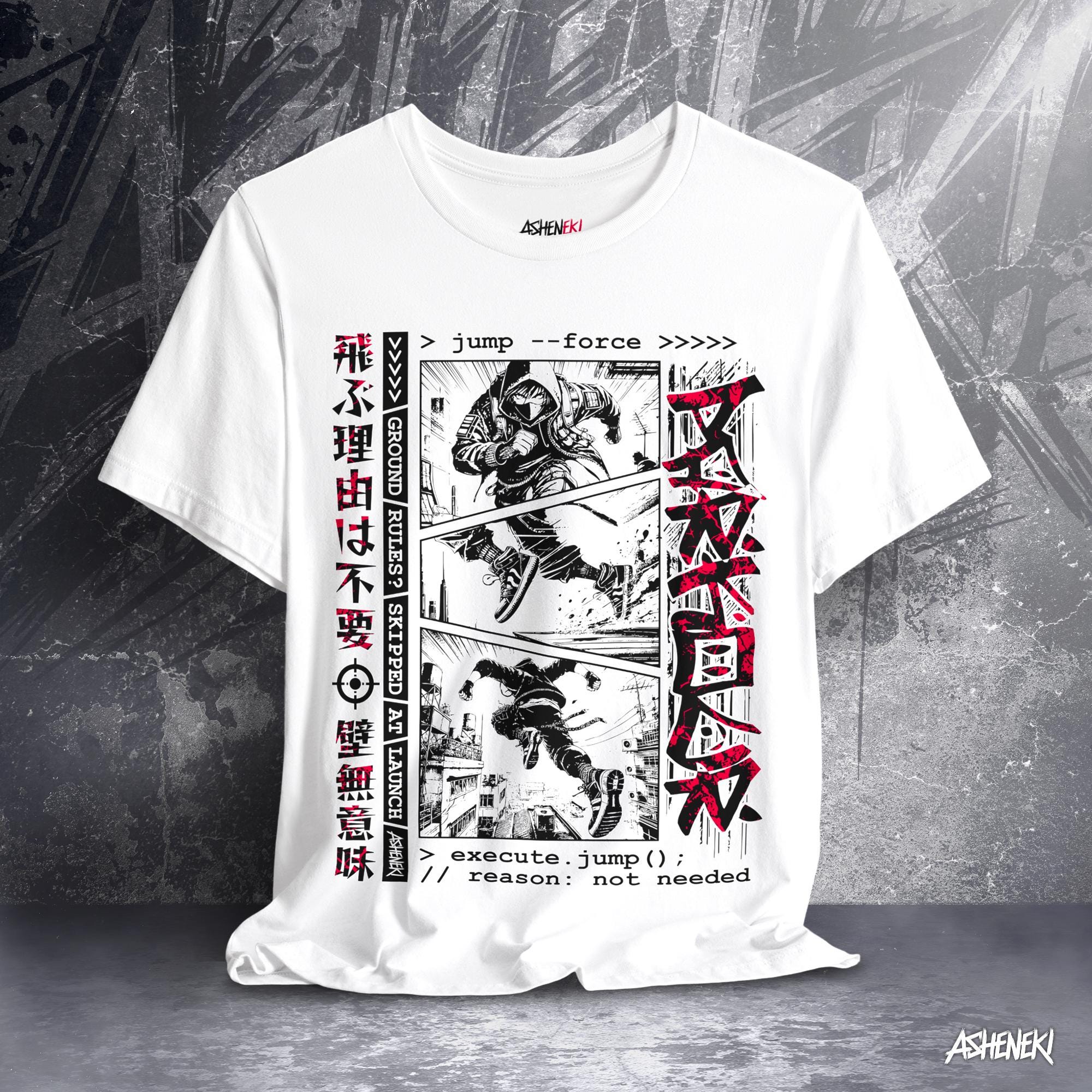 Anime Parkour Shirt for Traceur Japanese Streetwear Gift for Freerunner  Manga Urban Jumper for Parkour Lover Freerun Cyberpunk Graphic Tee - Etsy