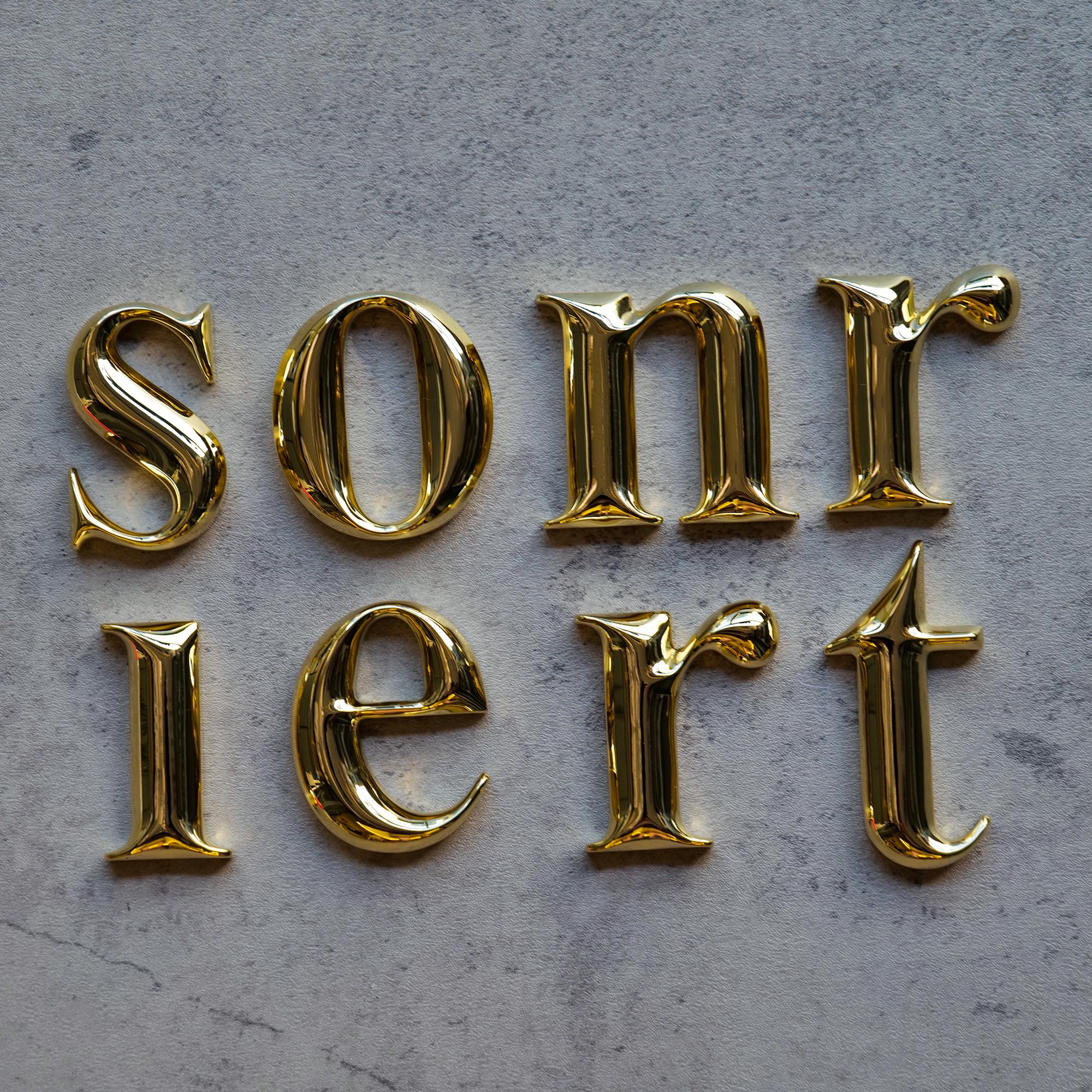 Solid Brass Lettering Personalized Mirrored Solid Brass Letters, Custom 3D Brass Letters ...