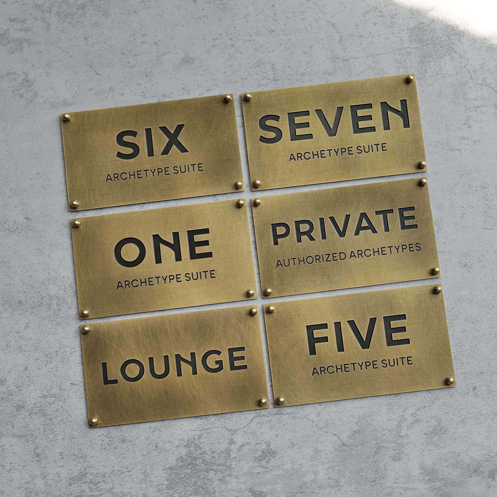 Custom Solid Brass Signs, Brass Signs, Medal Signs, Metal Door Plaques ...