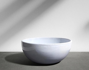 Handgedraaide kom “The Purple Cloud” – Paarse wolkenglazuur – Keramische kom (7 cm hoog, 16 cm diameter)