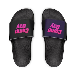 Slide Sandals, Women&#39;s Comfy Day Shoes, Slip-On Beach Slides, Summer Footwear, Adjustable-Strap Slippers