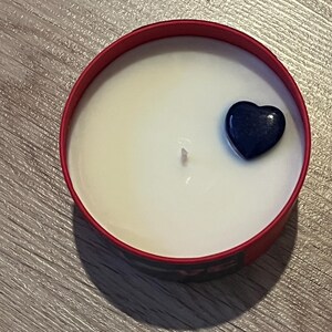 LOVE  Soy Wax Candle, Crystal Candle, Summer Candle