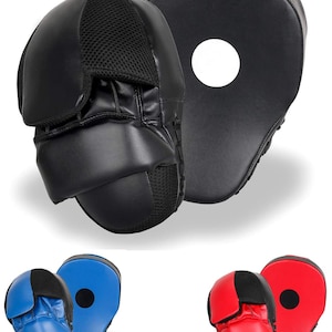 Boxing Focus Pads | Curved Punch Mitts for Training, Muay Thai and MMA | Durable Hand Pads for Sparring, Kickboxing and Martial Arts