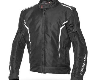 Chaqueta de moto negra para hombre, chaqueta de montar de malla transpirable, chaqueta de moto de verano, equipo de protección para motociclistas, chaqueta de moto urbana para hombre