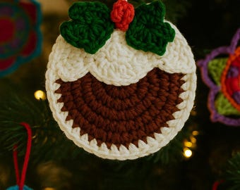 Holly Treat Crochet Christmas Ornament – PDF Pattern