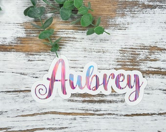 PETUNIA Personalized Vinyl Name Decal *FREE SHIPPING*