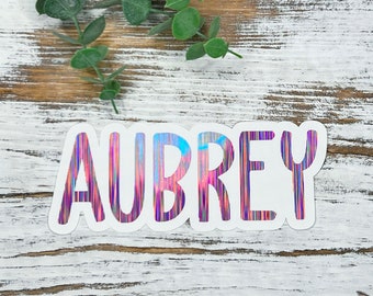 VIOLET Personalized Vinyl Name Decal *FREE SHIPPING*