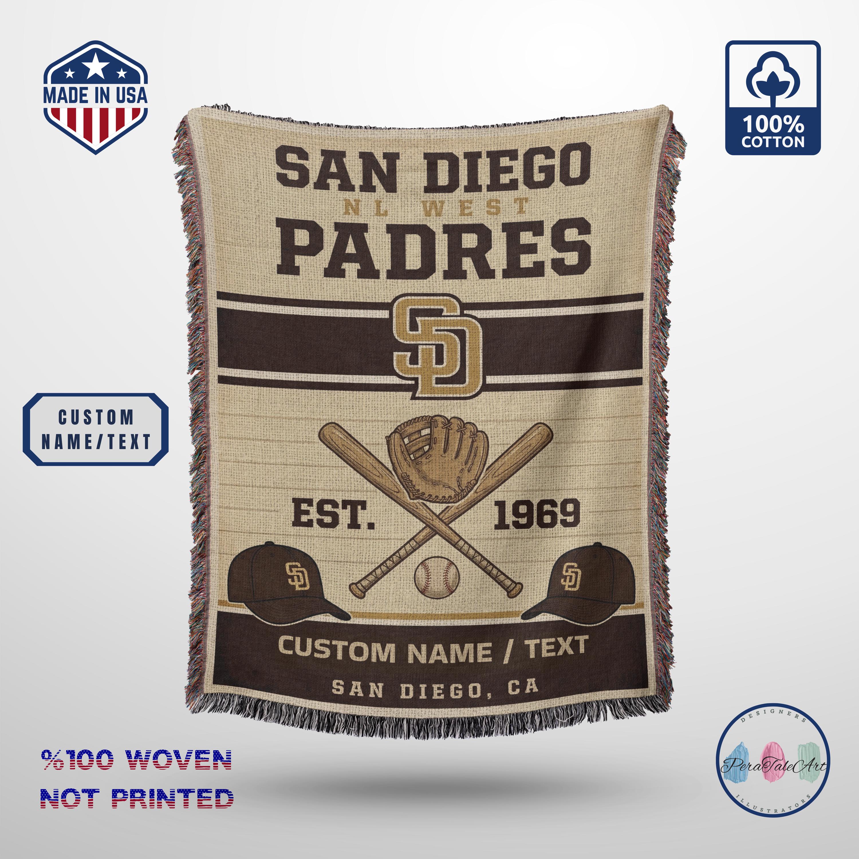 San Diego Padres Blanket - Etsy
