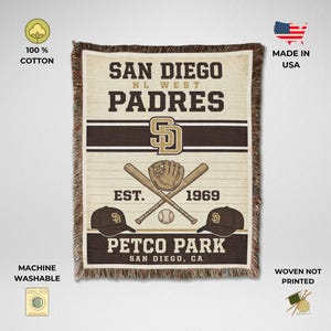 San Diego Padres Blanket - Etsy
