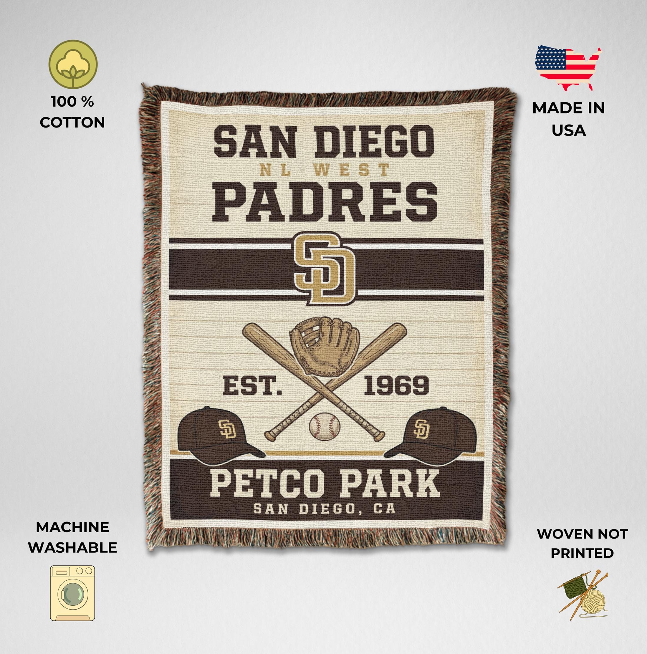 San Diego Padres Blanket - Etsy