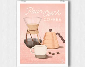 Pour Over Coffee Print