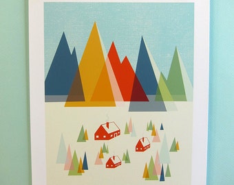 The Foothills Print