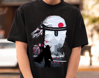 Ghost of Tsushima T-Shirt: Jin Sakai, Samurai Oni Mask
