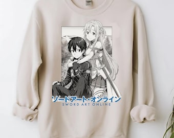 Bluza Sword Art Online, sweter z motywem anime, koszulka SAO Fantasy World