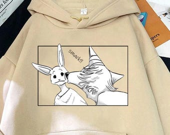 Unisex, Beastars Anime Hoodie, Japanese Manga Tee, Legoshi Graphic Sweatshirt