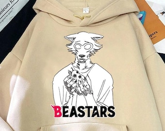 Unisex, Beastars Anime Hoodie, Japanese Manga Tee, Legoshi Graphic Sweatshirt